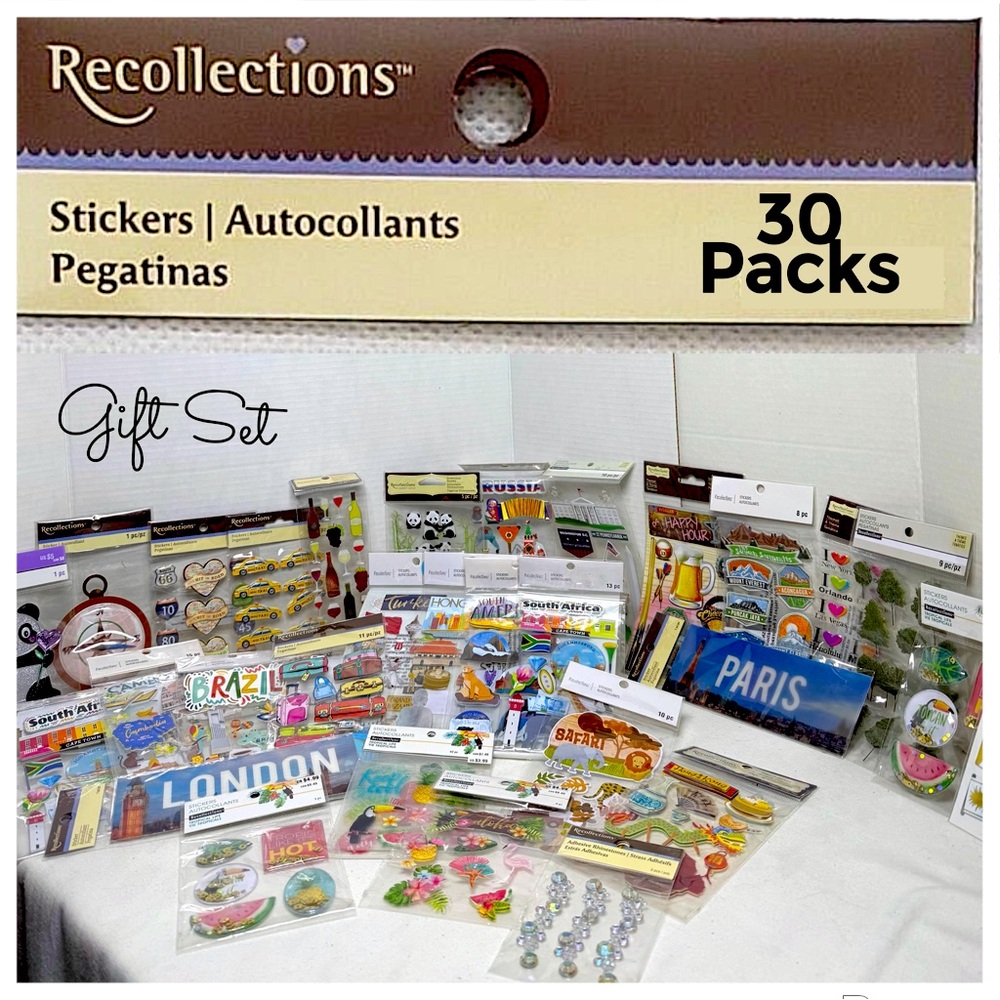 RECOLLECTIONS STICKER PACK GIFT SET #1
